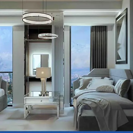 Apartmán غرفتين وصالون ضمن مجمع قرب المول